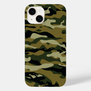 Coque Pour iPhone 14 Camo vert foncé