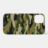 Coques Case-Mate iPhone Camo vert foncé (Verso (horizontal))
