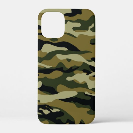 Coques Case-Mate iPhone Camo vert foncé (Verso)