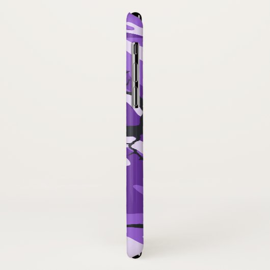 Coques Case-Mate iPhone Camo violet (Dos/Gauche)