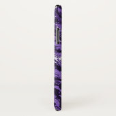 Coques Case-Mate iPhone Camo violet rayé (Dos/Droite)