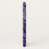 Coques Case-Mate iPhone Camo violet rayé (Dos/Gauche)