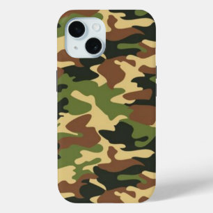 Coque Pour iPhone 15 camouflage