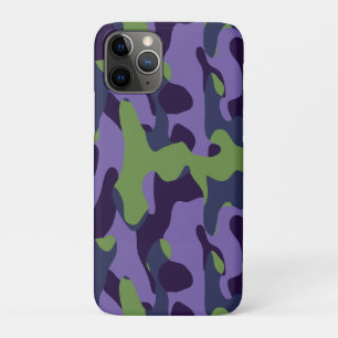 Case-Mate iPhone Case Camouflage abstrait vert violet et bleu
