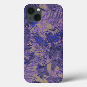 Etui iPhone Case-Mate Camouflage against blue flower