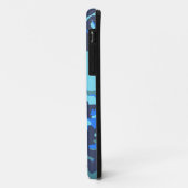 Coques Case-Mate iPhone Camouflage bleu (Dos/Gauche)
