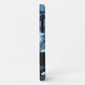 Coques Case-Mate iPhone Camouflage bleu (Dos/Gauche)