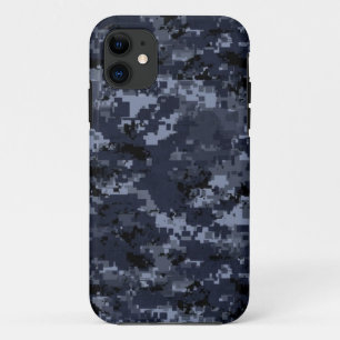 Coques Pour iPhone Camouflage bleu militaire américain
