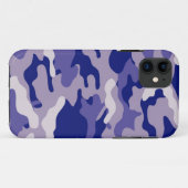Coques Case-Mate iPhone Camouflage bleu texture Camo (Dos (Horizontal))
