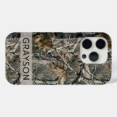 Coques Case-Mate iPhone Camouflage Branches de Forêt Personnalisé (Verso (horizontal))
