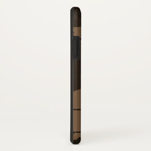 Coques Case-Mate iPhone Camouflage Brown (Dos/Droite)