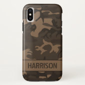 Coques Case-Mate iPhone Camouflage Brown (Dos)