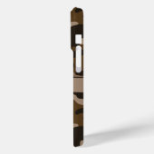 Coques Case-Mate iPhone Camouflage Brun Personnalisé (Verso / Gauche)