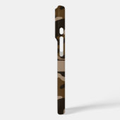 Coques Case-Mate iPhone Camouflage Brun Personnalisé (Verso / Gauche)