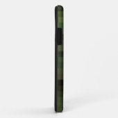 Coques Case-Mate iPhone camouflage carré vert (Dos/Droite)