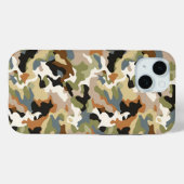 Coques Case-Mate iPhone Camouflage classique vert (Verso (horizontal))