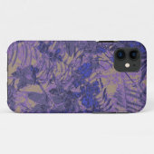 Coques Case-Mate iPhone Camouflage contre la fleur bleue (Dos (Horizontal))