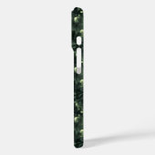 Coques Case-Mate iPhone Camouflage de chat vert foncé (Verso / Gauche)