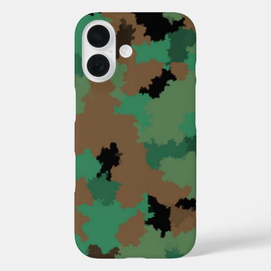 Coques Case-Mate iPhone Camouflage de la jungle verte de l'armée Design Mo (Verso)