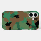 Coques Case-Mate iPhone Camouflage de la jungle verte de l'armée Design Mo (Verso (horizontal))