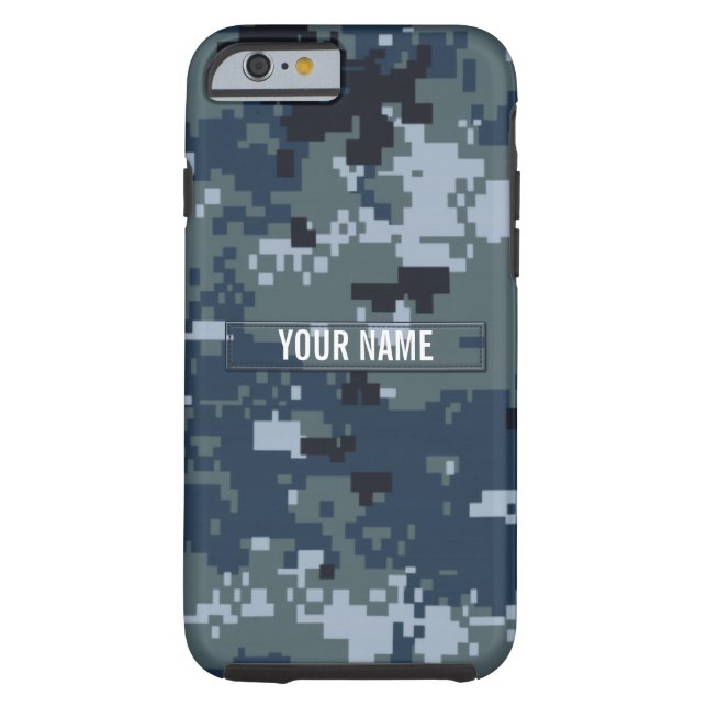 Coques Case-Mate iPhone Camouflage de la marine NWU personnalisable (Dos)