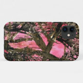 Coques Case-Mate iPhone "Camouflage de rose et de vert " (Dos (Horizontal))