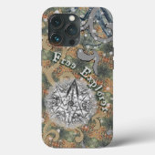 Coques Case-Mate iPhone Camouflage déliche caché et votre texte (Verso)