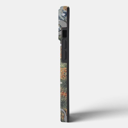 Coques Case-Mate iPhone Camouflage déliche caché et votre texte (Verso / Gauche)