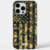 Coques Case-Mate iPhone Camouflage drapeau américain, USA, patriotique, Ve (Verso)