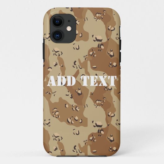 Coques Case-Mate iPhone Camouflage du désert (Dos)