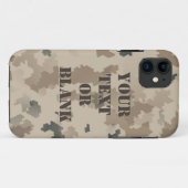 Coques Case-Mate iPhone Camouflage du désert (Dos (Horizontal))