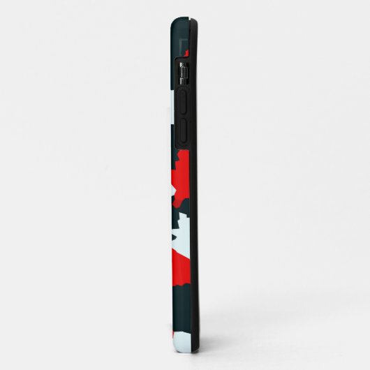 Coques Case-Mate iPhone Camouflage en mosaïque Abstraite géométrique irrég (Dos/Gauche)