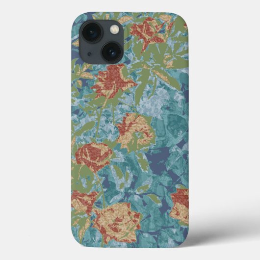 Coques Case-Mate iPhone Camouflage et fleurs (Verso)