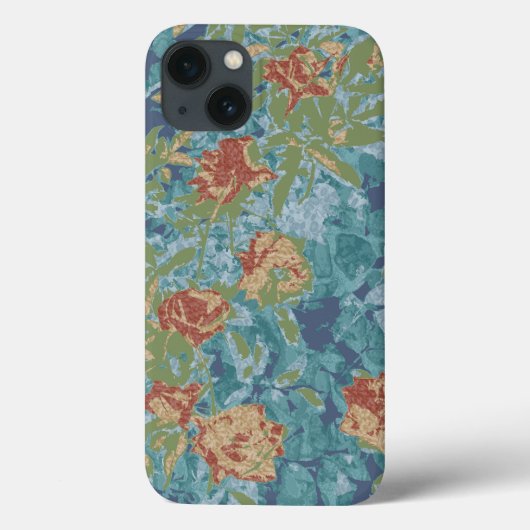 Coques Case-Mate iPhone Camouflage et fleurs (Verso)