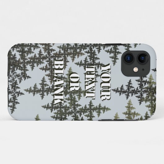 Coques Case-Mate iPhone Camouflage fractal - Hiver (Dos (Horizontal))