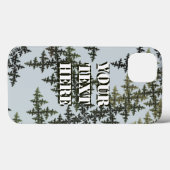 Coques Case-Mate iPhone Camouflage fractal - Hiver (Verso (horizontal))