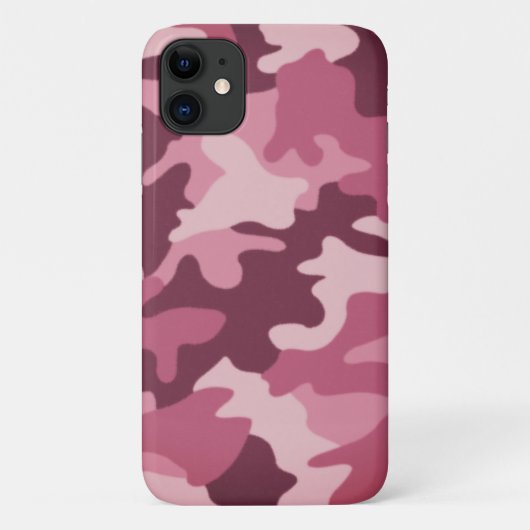 Coques Case-Mate iPhone Camouflage framboise (Dos)