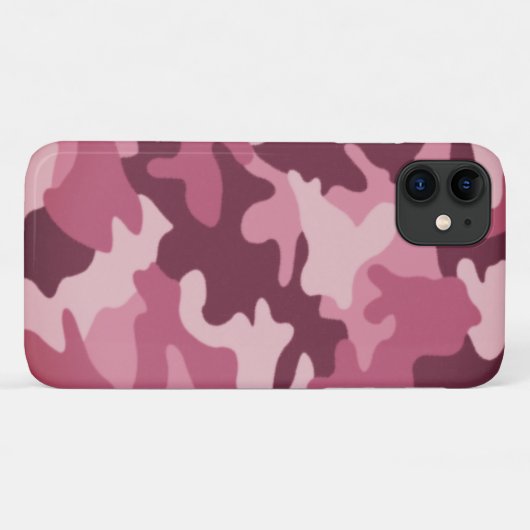 Coques Case-Mate iPhone Camouflage framboise (Dos (Horizontal))
