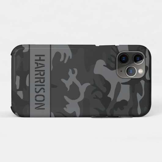 Coques Case-Mate iPhone Camouflage gris (Dos (Horizontal))