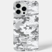 Coques Case-Mate iPhone Camouflage gris neige d'hiver, Militaire, Armée (Verso)