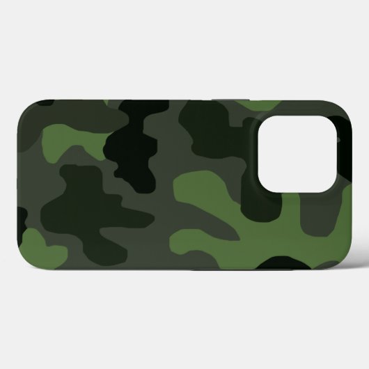 Coques Case-Mate iPhone camouflage gris vert foncé no.14 imprimer (Verso (horizontal))