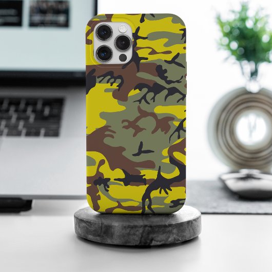 Coques Case-Mate iPhone Camouflage jaune et Brown, Militaire, Armée