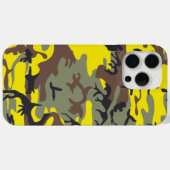 Coques Case-Mate iPhone Camouflage jaune et Brown, Militaire, Armée (Verso (horizontal))