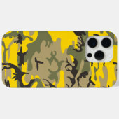 Coques Case-Mate iPhone Camouflage jaune et vert, Militaire, Armée (Verso (horizontal))