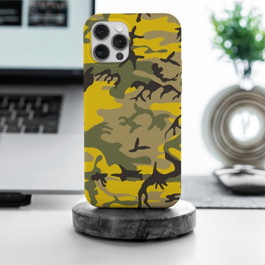 Coques Case-Mate iPhone Camouflage jaune et vert, Militaire, Armée
