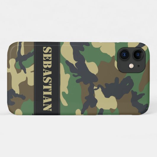 Coques Case-Mate iPhone Camouflage militaire (Dos (Horizontal))