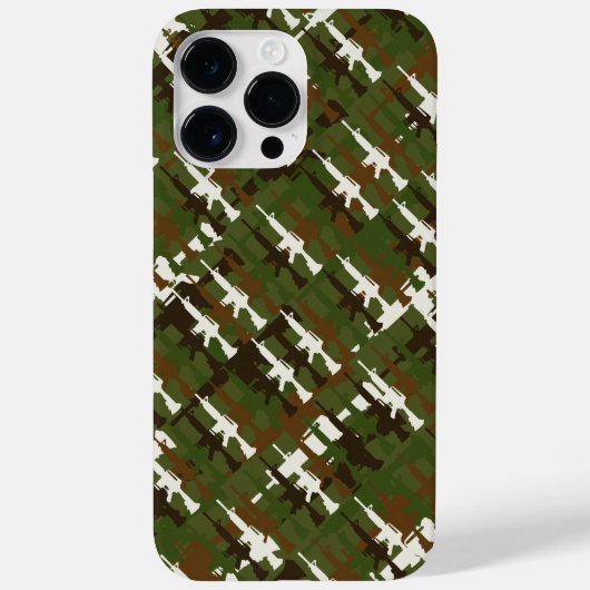 Coques Case-Mate iPhone Camouflage militaire Fusil GI Style Camo Cool (Verso)