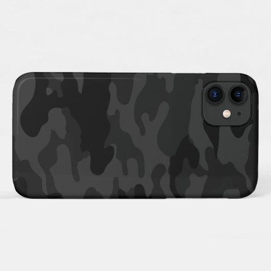 Coques Case-Mate iPhone Camouflage noir (Dos (Horizontal))