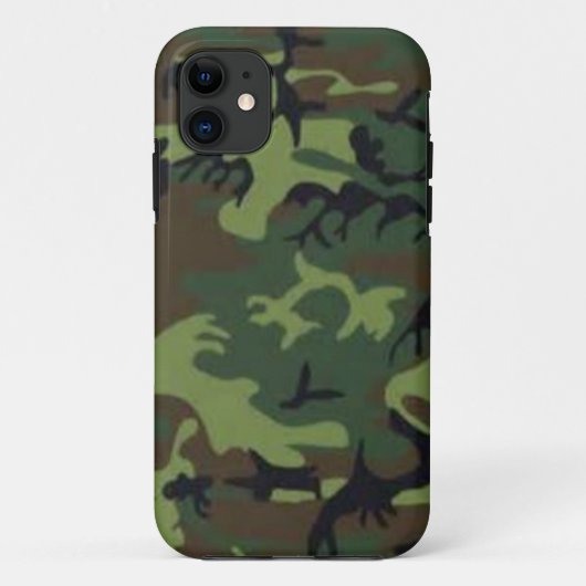 Coques Case-Mate iPhone Camouflage noir (Dos)