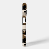 Coques Case-Mate iPhone Camouflage noir et marron Personnalisé (Verso / Droite)